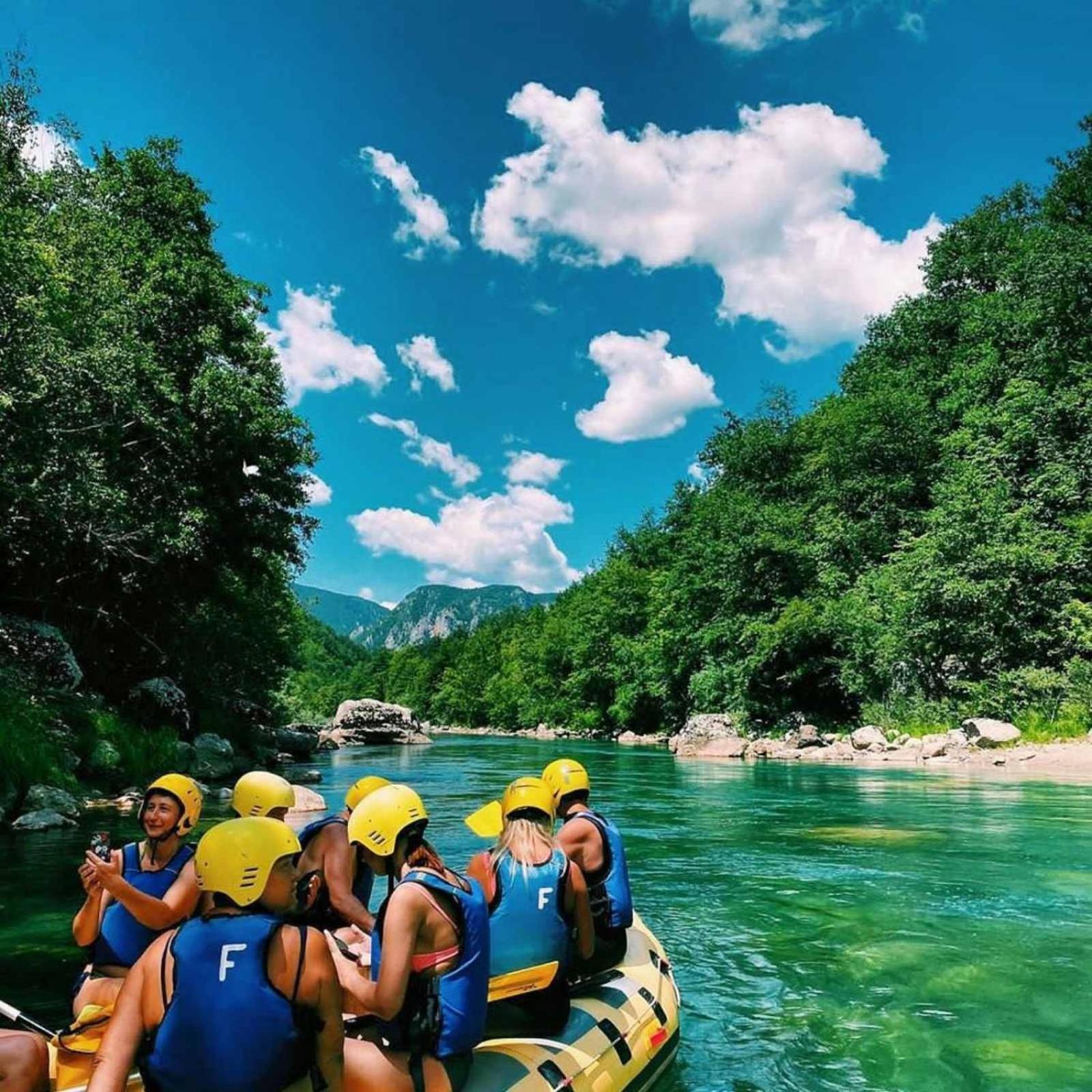 Готель Rafting Kamp Brijeg Kruzac Екстер'єр фото